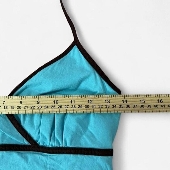 Dress Brown Trim Floral - Picture 5 of 7